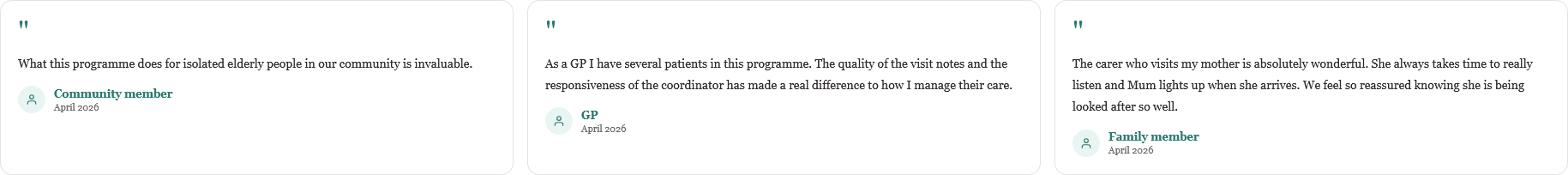 Doorstep testimonials widget